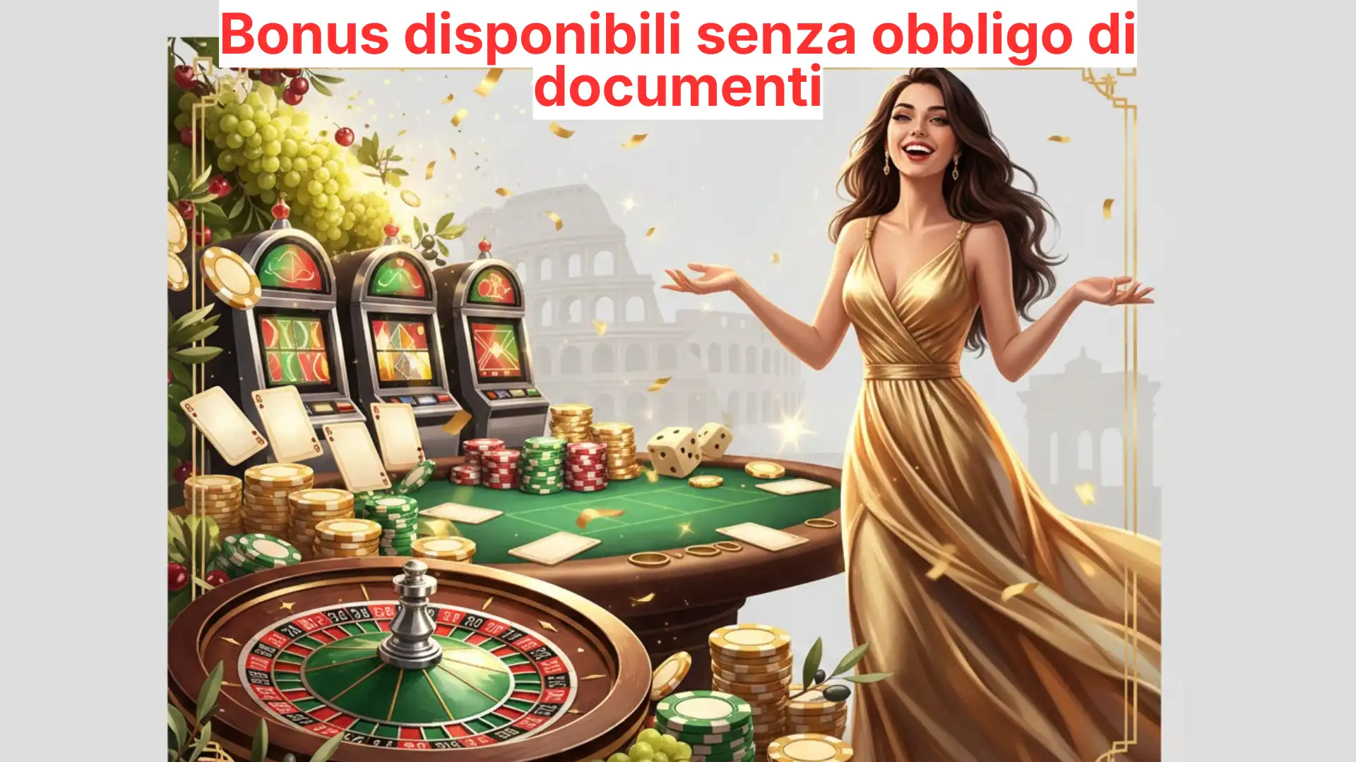 Bonus disponibili senza obbligo di documenti Bonus disponibili senza obbligo di documenti