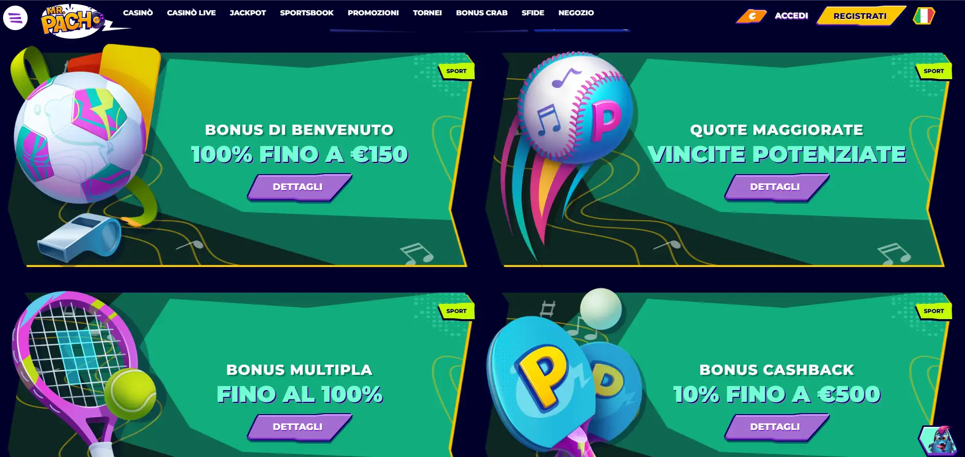 Migliori Siti Scommesse Senza Autoesclusione - Mr. Pacho