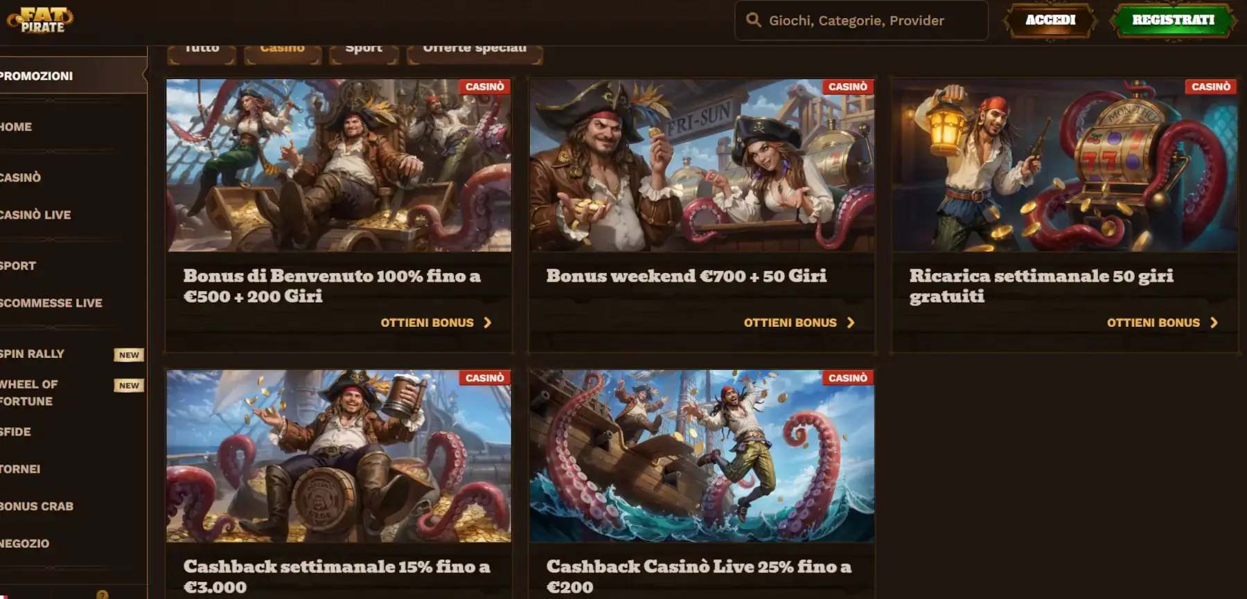 Casinò Online Non Aams - Fat Pirate Casinò Non Aams-Fat Pirate