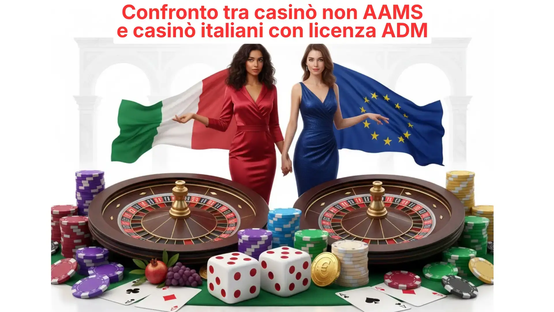 Confronto tra casinò non AAMS e casinò italiani con licenza ADM Confronto tra casinò non AAMS e casinò italiani con licenza ADM
