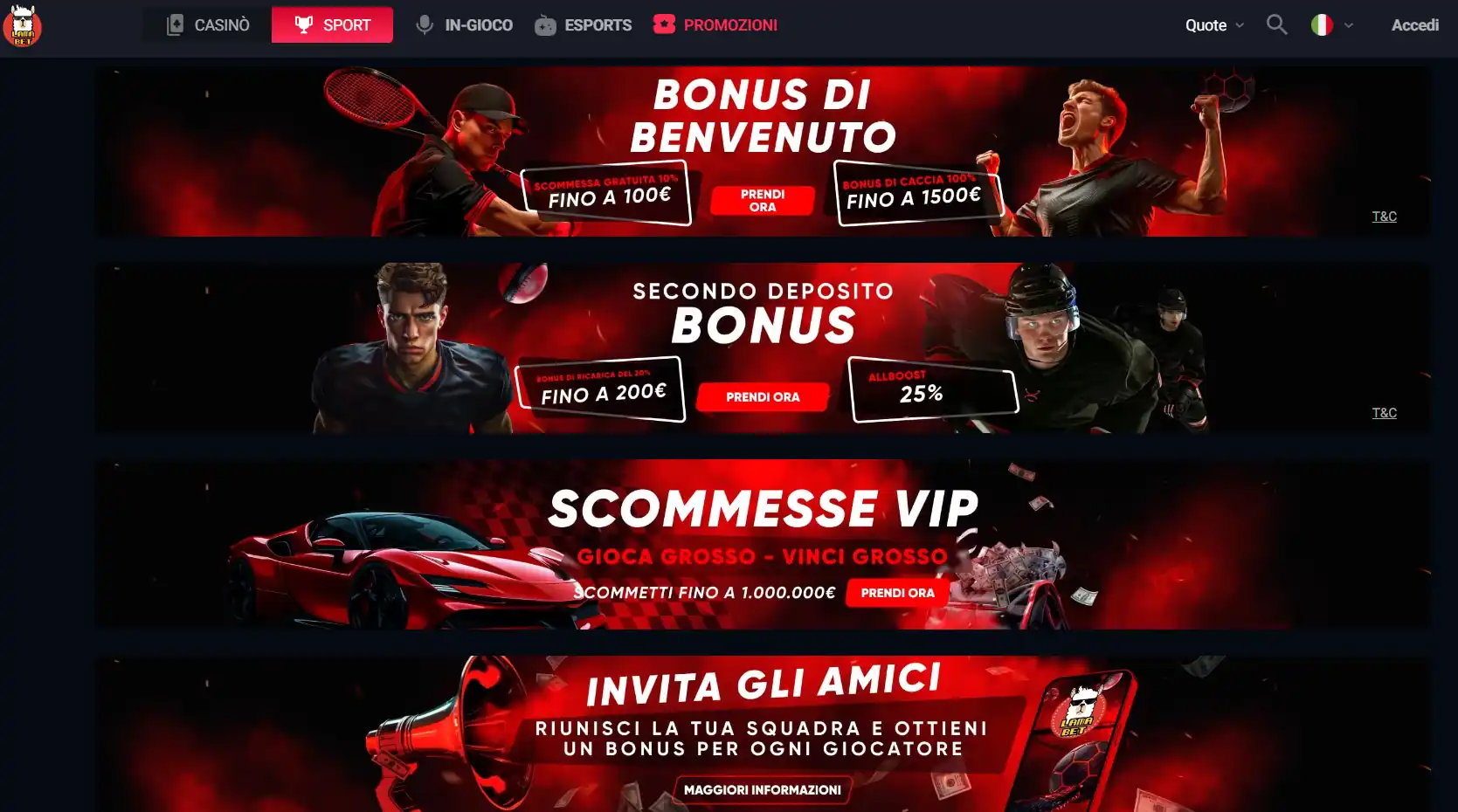 Siti Scommesse Stranieri  LamaBet 
