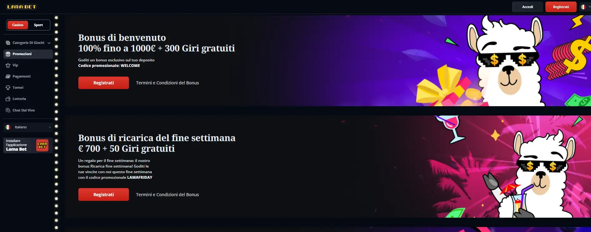 Lamabet Casino online stranieri Lamabet Casino stranieri