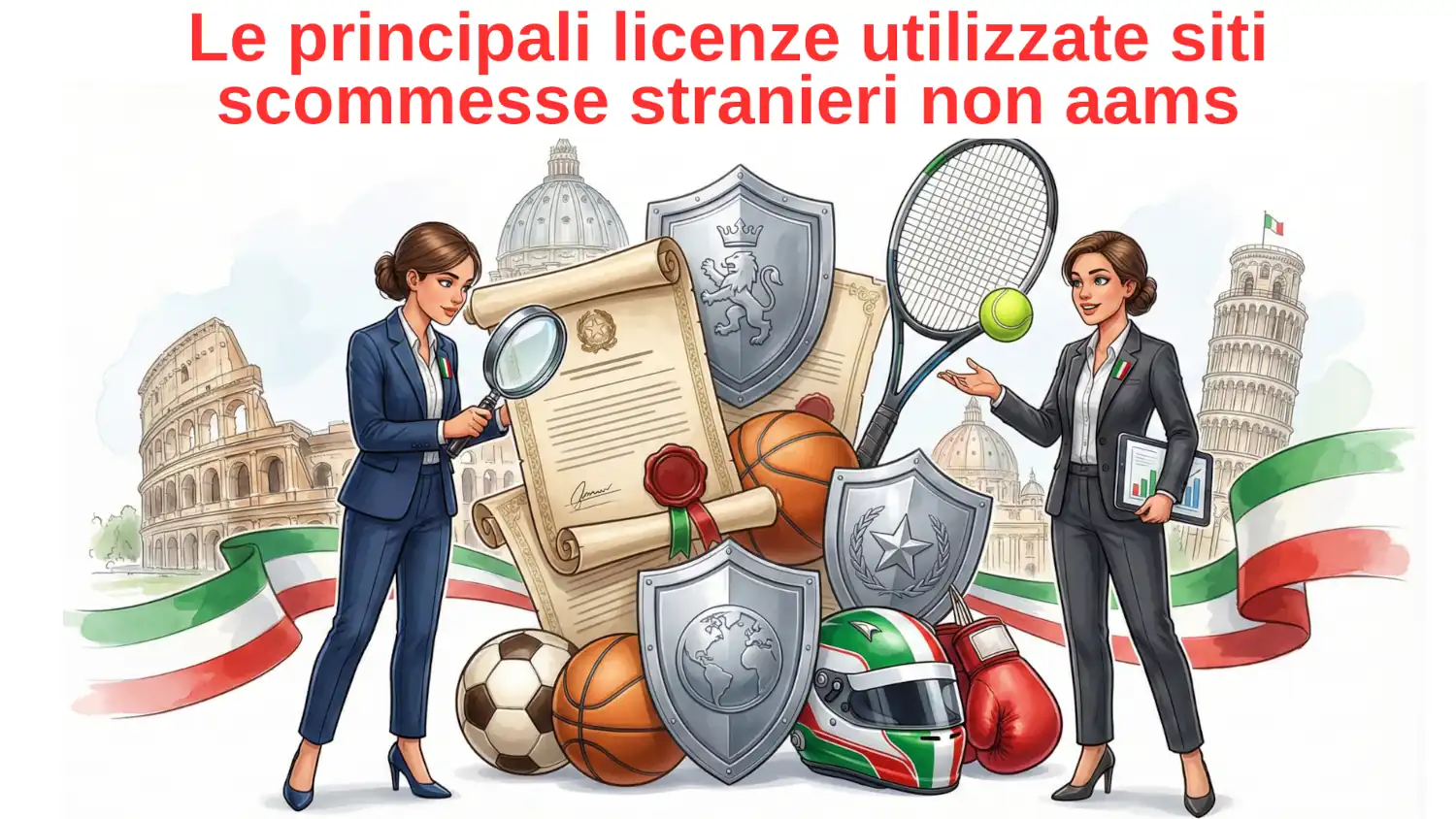 Le principali licenze utilizzate siti scommesse stranieri non aams