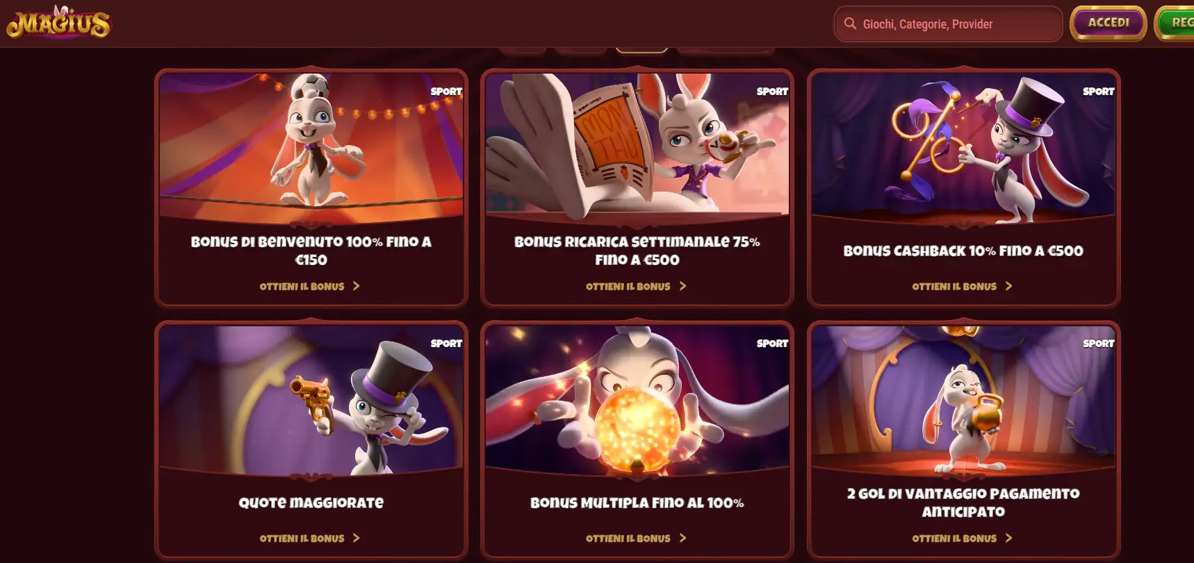Magius Siti Scommesse Stranieri 