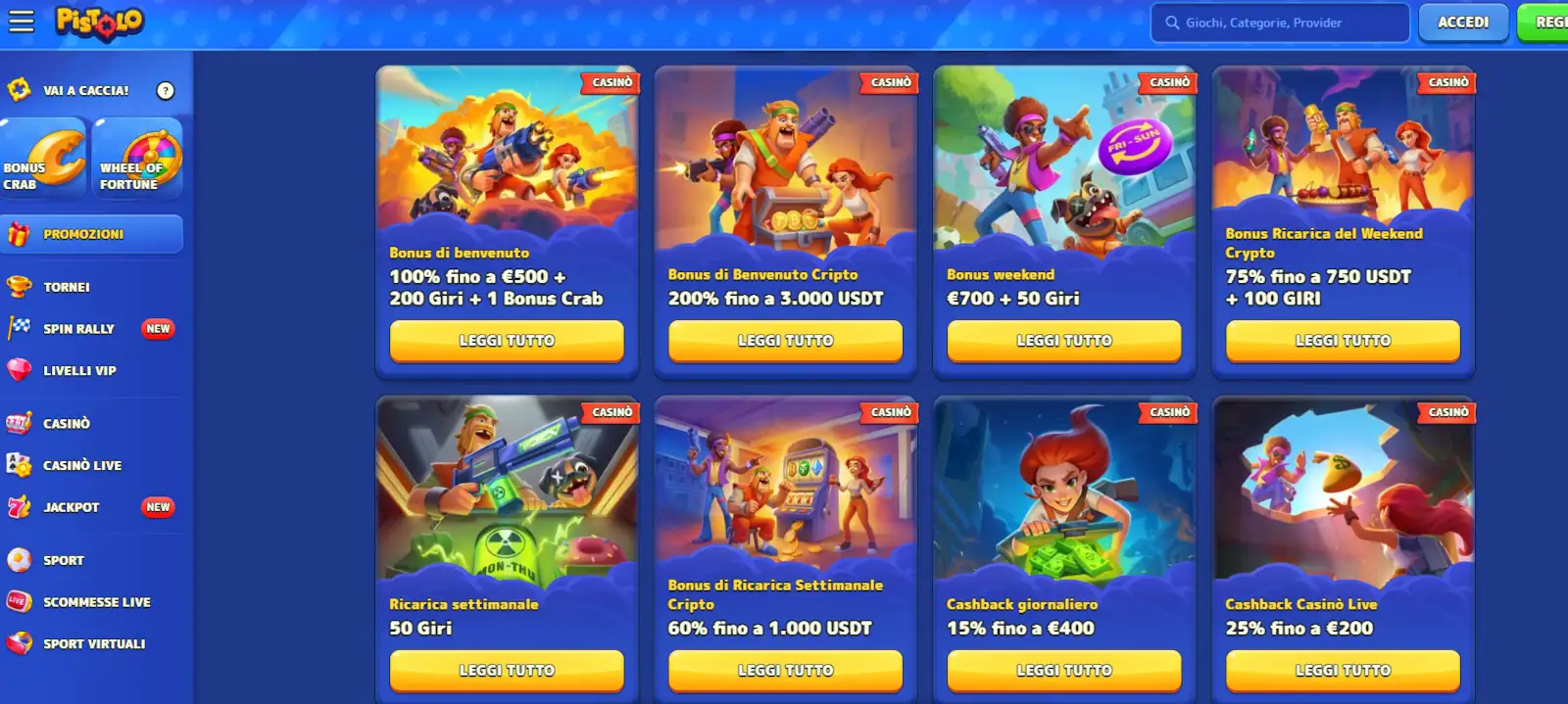 Pistolo-Casino online stranieri Pistolo-Casino stranieri