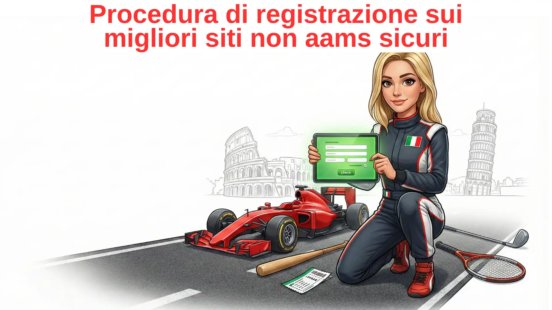 Procedura di registrazione sui migliori siti non aams sicuri