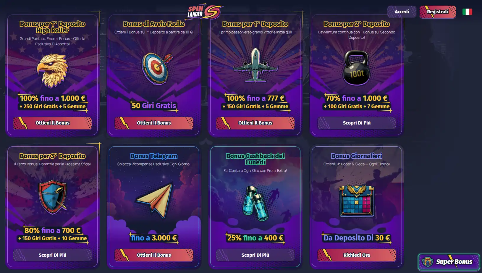Spinlander - casino online non AAMS Spinlander - casino non AAMS